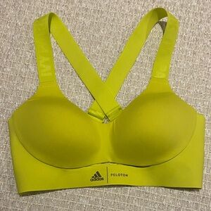 Adidas x Ivy Park Peloton - BR Tape Sports Bra Shock Lime - Size Small